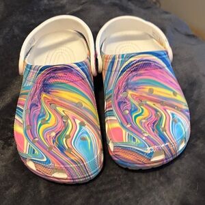 CROCS Out of this World Multicolor Swirl Womens 8